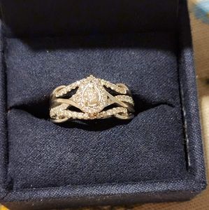 Engagement Ring and Enhancer set